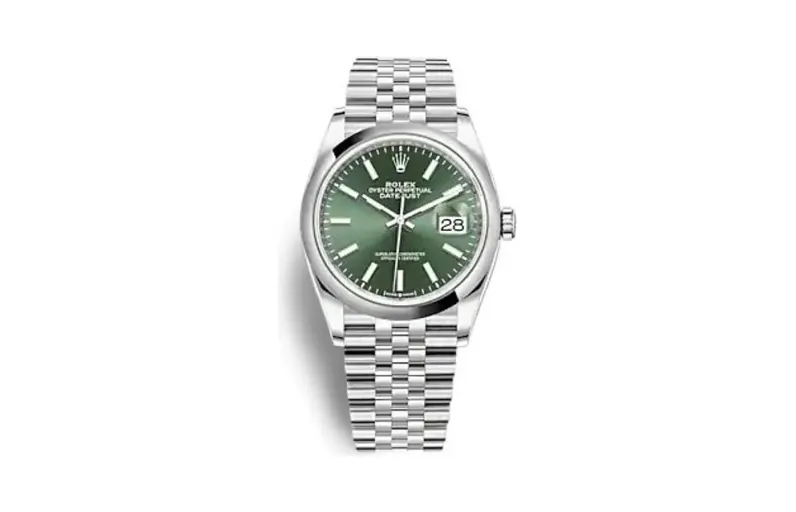 Rolex Datejust 36 Stainless Steel - Domed / Green / Jubilee