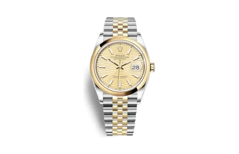 Rolex Datejust 36 Stainless Steel / Yellow Gold / Smooth / Golden - Fluted / Jubilee