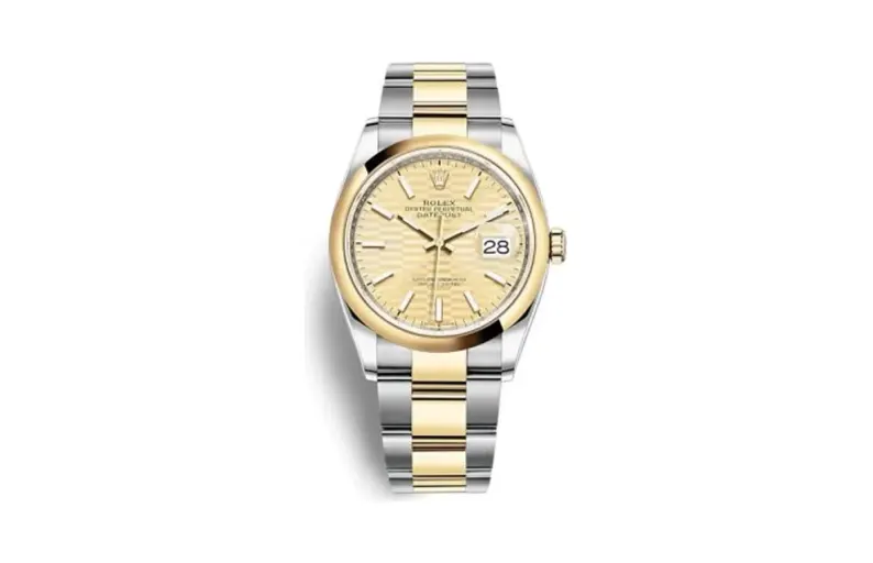 Rolex Datejust 36 Stainless Steel / Yellow Gold / Smooth / Golden - Fluted / Oyster