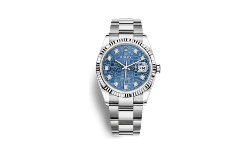 Rolex Datejust 36 Stainless Steel / Fluted / Blue Jubilee / Oyster