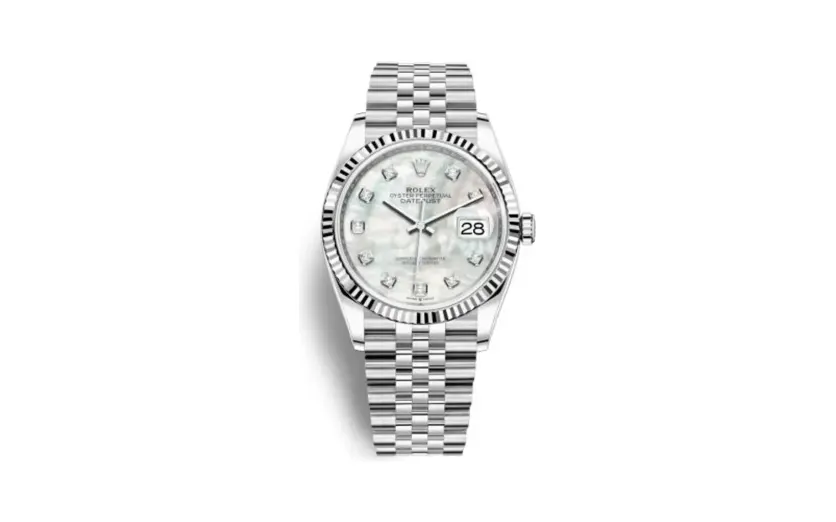 Rolex Datejust 36 Stainless Steel / Fluted / MOP-Diamond / Jubilee