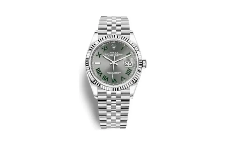 Rolex Datejust 36 Stainless Steel / Fluted / Slate - Roman / Jubilee