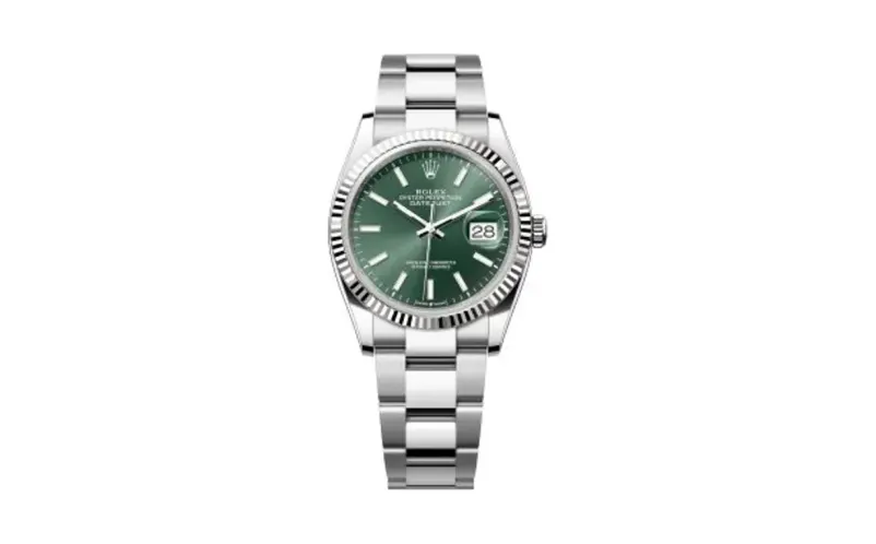 Rolex Datejust 36 Stainless Steel / Fluted / Green / Oyster
