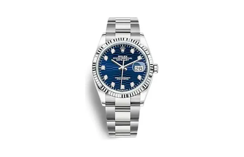 Rolex Datejust 36 Stainless Steel - Fluted / Blue - Fluted - Diamond / Oyster