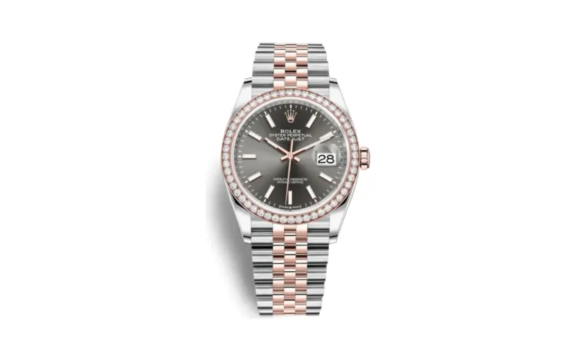 Rolex Datejust 36 Stainless Steel / Everose / Diamond / Slate / Jubilee
