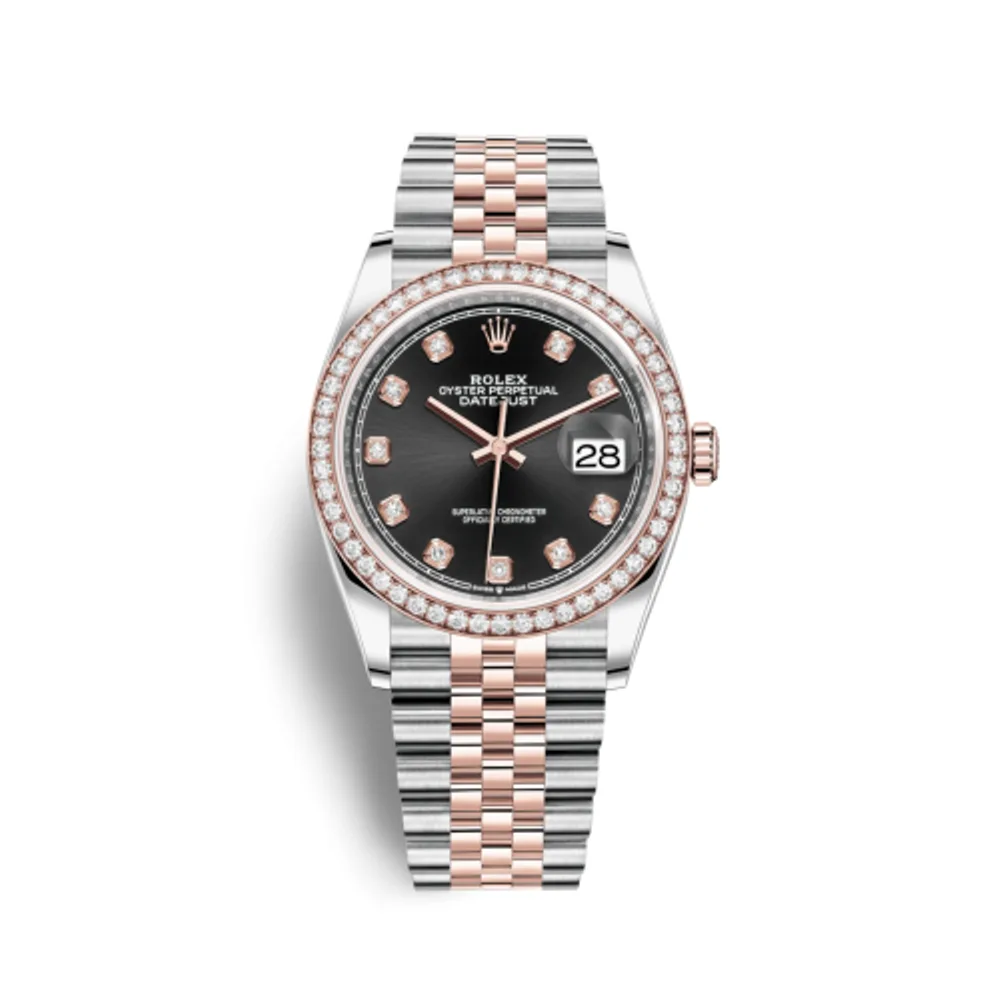 Rolex Datejust 36 Stainless Steel / Everose / Diamond / Black Diamond / Jubilee
