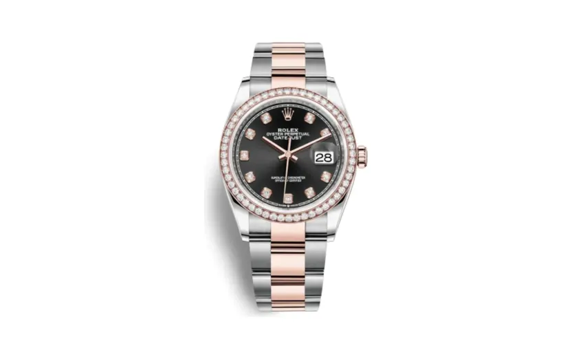 Rolex Datejust 36 Stainless Steel / Everose / Diamond / Black Diamond / Oyster