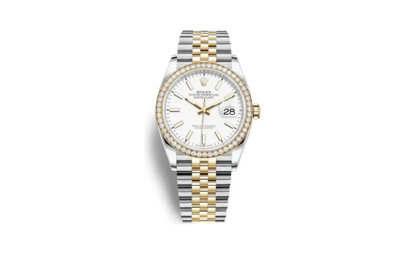 Rolex Datejust 36 Stainless Steel / Yellow Gold / Diamond / White / Jubilee