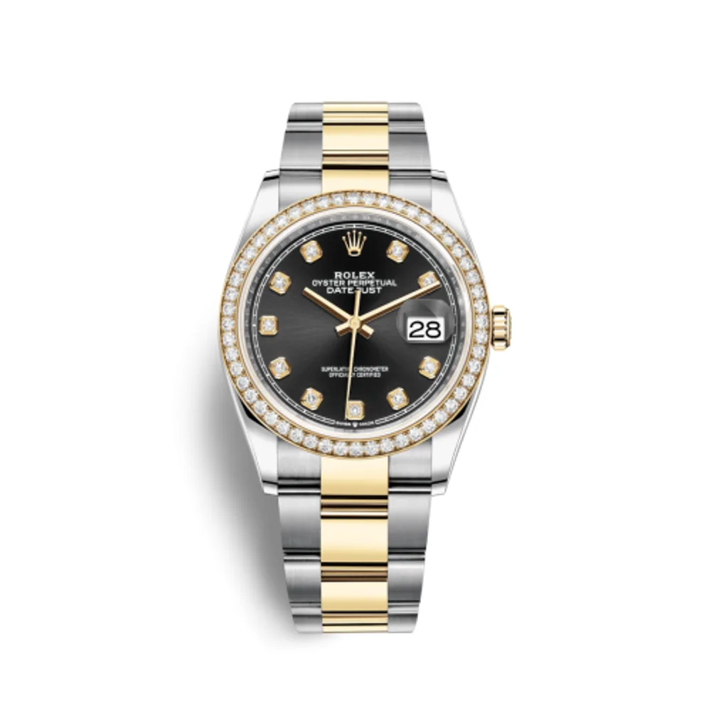 Rolex Datejust 36 Stainless Steel / Yellow Gold / Diamond / Black Diamond / Oyster