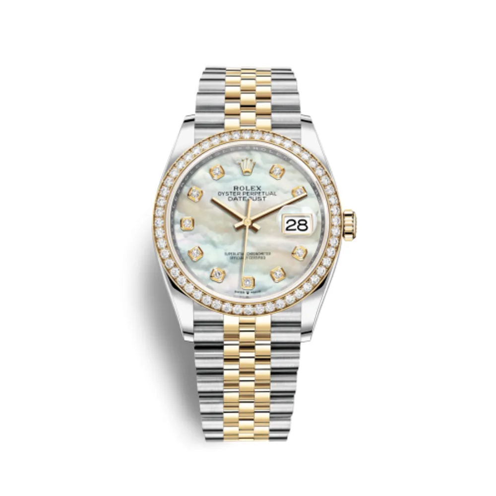 Rolex Datejust 36 Stainless Steel / Yellow Gold / Diamond / MOP Diamond / Jubilee