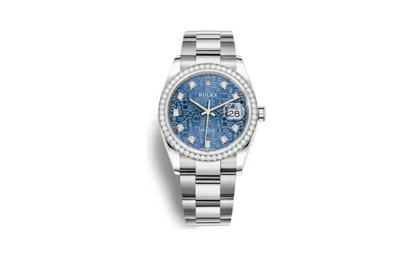 Rolex Datejust 36 Stainless Steel / Diamond / Blue Jubilee / Oyster
