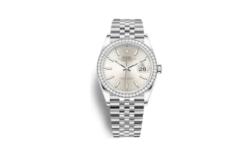 Rolex Datejust 36 Stainless Steel / Diamond / Silver / Jubilee