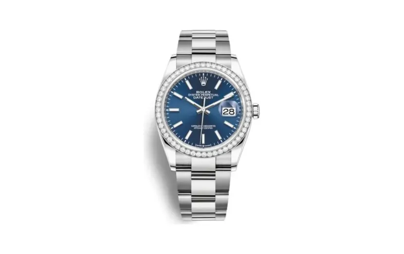 Rolex Datejust 36 Stainless Steel / Diamond / Blue / Oyster