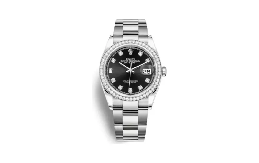 Rolex Datejust 36 Stainless Steel / Diamond / Black-Diamond / Oyster