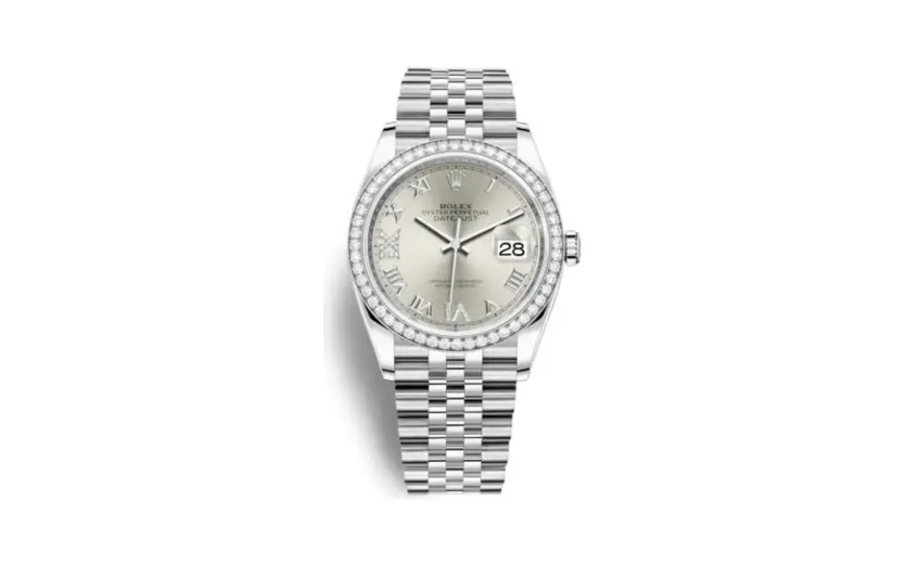 Rolex Datejust 36 Stainless Steel / Diamond / Silver Roman-Diamonds / Jubilee