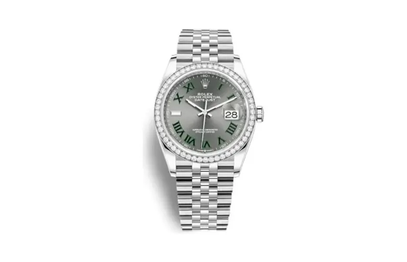 Rolex Datejust 36 Stainless Steel / Diamond / Slate - Roman / Jubilee