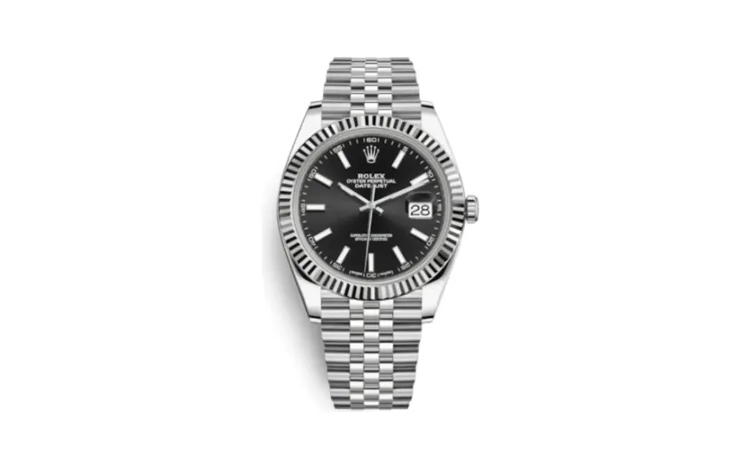 Rolex Datejust 41 Stainless Steel Fluted / Jubilee / Black