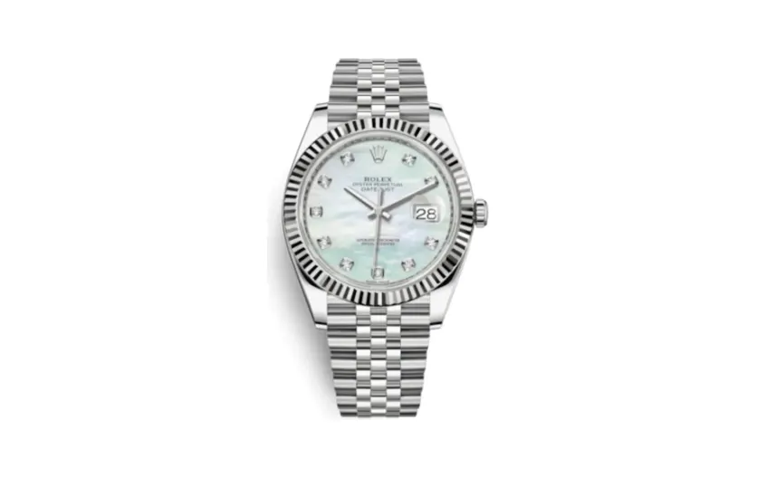 Rolex Datejust 41 Stainless Steel Fluted / Jubilee / MOP Diamond