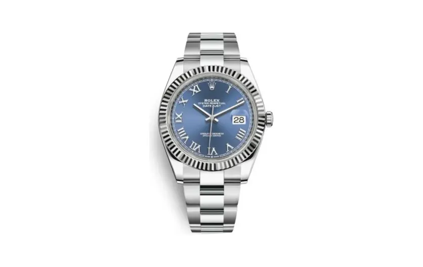 Rolex Datejust 41 Stainless Steel Fluted / Blue - Roman / Oyster
