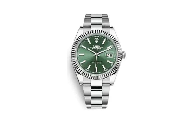 Rolex Datejust 41 Stainless Steel - Fluted / Green / Oyster