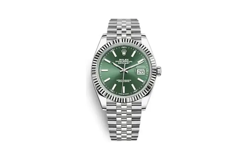 Rolex Datejust 41 Stainless Steel - Fluted / Green / Jubilee