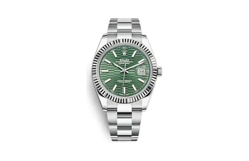 Rolex Datejust 41 Stainless Steel - Fluted / Green - Fluted / Oyster