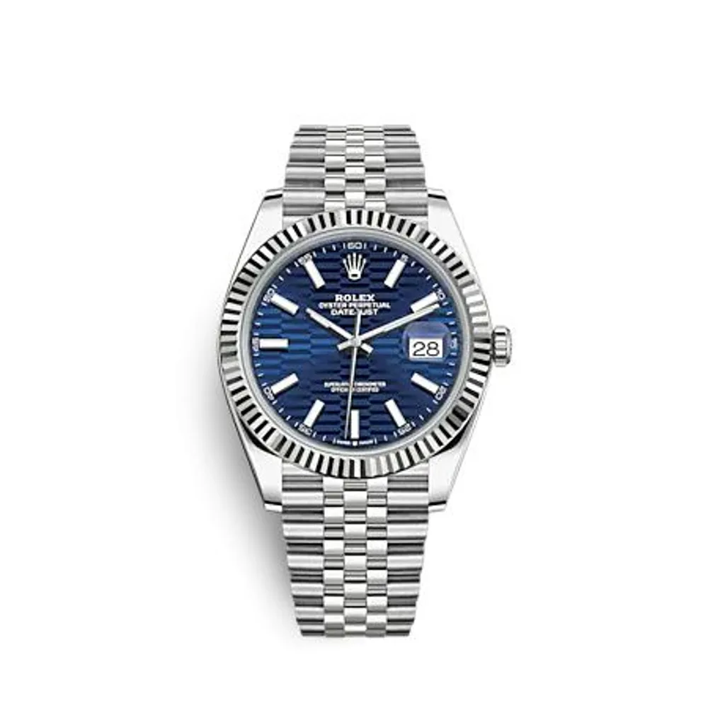 Rolex Datejust 41 Stainless Steel - Fluted / Blue - Fluted / Jubilee