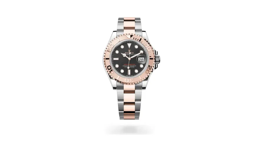 Rolex Oyster Perpetual Yacht-Master 40, Everose Rolesor, Intense black dial