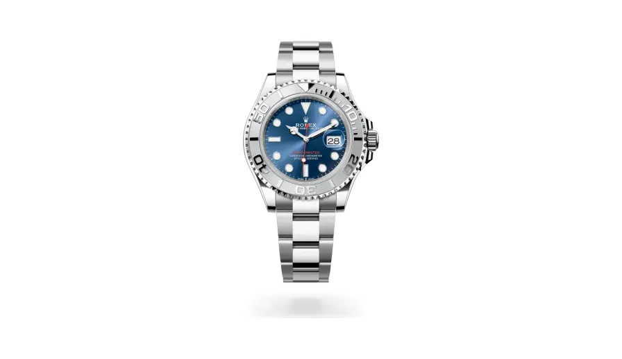 Rolex Oyster Perpetual Yacht-Master 40, Rolesium, Bright blue dial