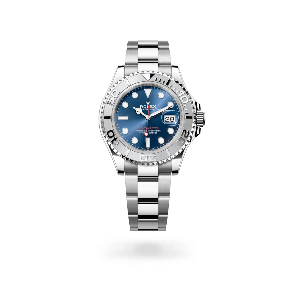 Rolex Oyster Perpetual Yacht-Master 40, Rolesium, Bright blue dial
