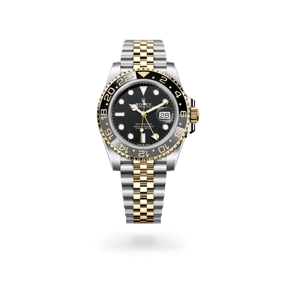 Rolex Oyster Perpetual GMT-Master II, 40 mm, Oystersteel and yellow gold, Yellow Rolesor, Black dial