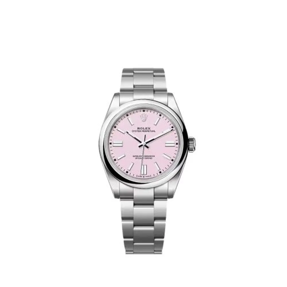 Rolex Oyster Perpetual 41 Stainless Steel / Candy Pink