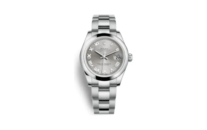 Rolex Datejust 31 Stainless Steel Domed / Oyster / Rhodium Roman