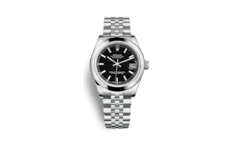 Rolex Datejust 31 Stainless Steel Domed / Jubilee / Black