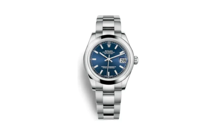 Rolex Datejust 31 Stainless Steel Domed / Oyster / Blue