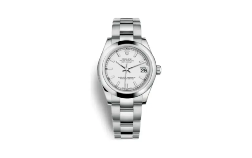 Rolex Datejust 31 Stainless Steel Domed / Oyster / White