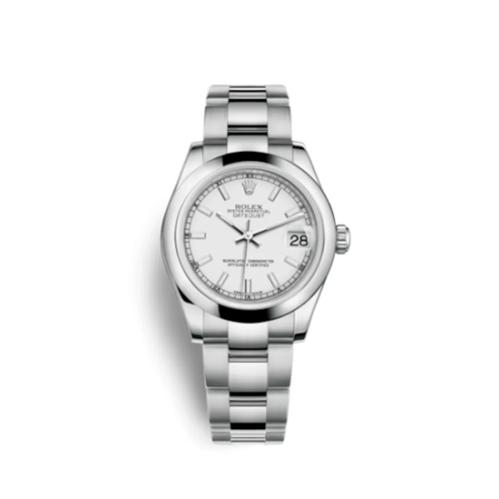 Rolex Datejust 31 Stainless Steel Domed / Oyster / White