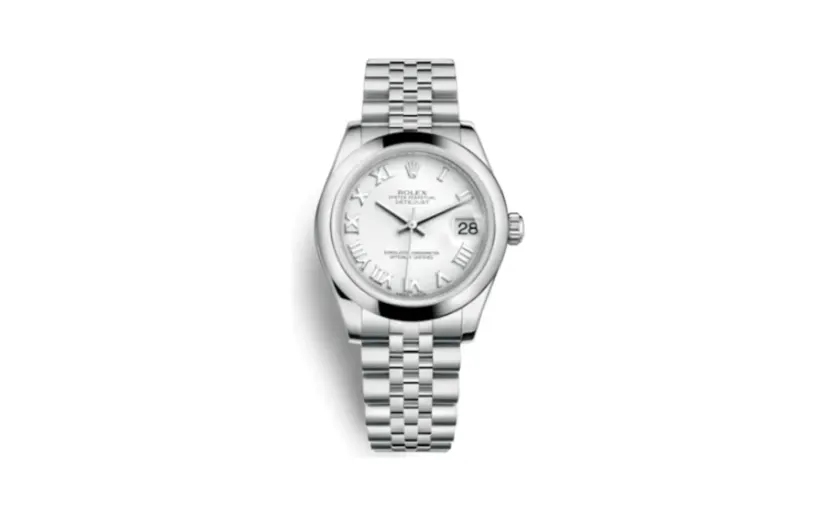 Rolex Datejust 31 Stainless Steel Domed / Jubilee / White Roman
