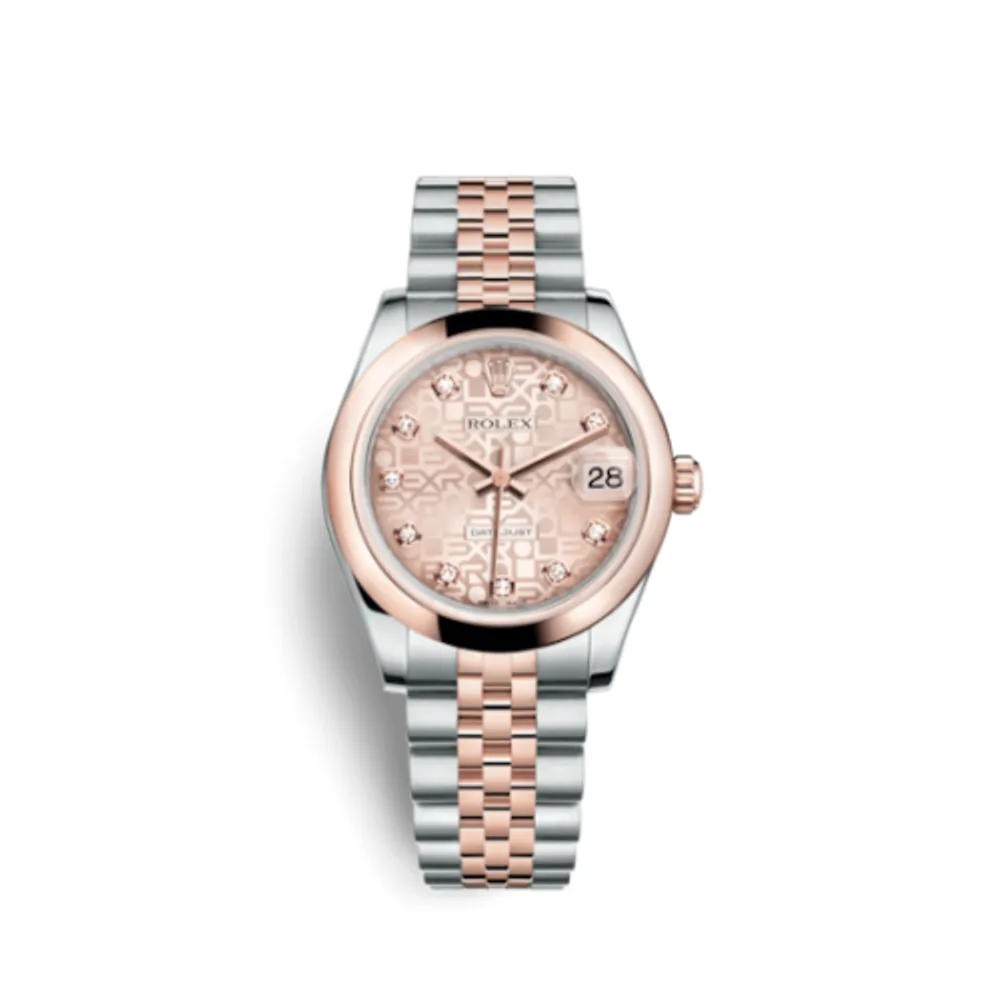 Rolex Datejust 31 Rolesor Everose Domed / Jubilee / Pink Computer