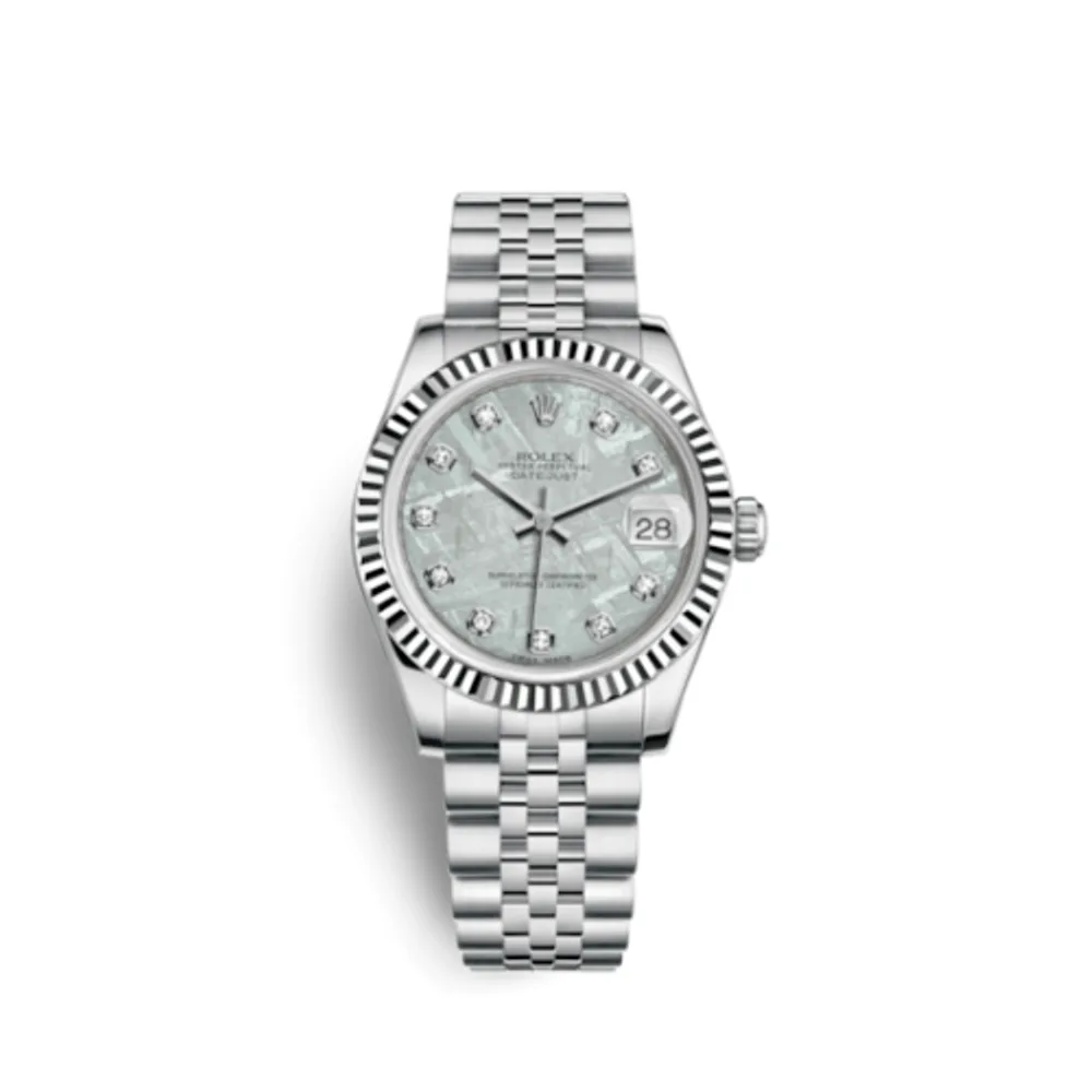 Rolex Datejust 31 Stainless Steel Fluted / Jubilee / Meteorite