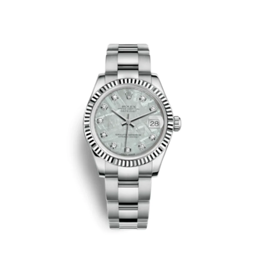 Rolex Datejust 31 Stainless Steel Fluted / Oyster / Meteorite