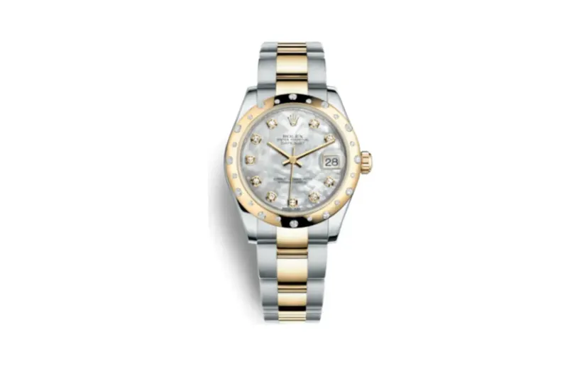 Rolex Datejust 31 Rolesor Yellow Domed Diamond / Oyster / MOP Diamond