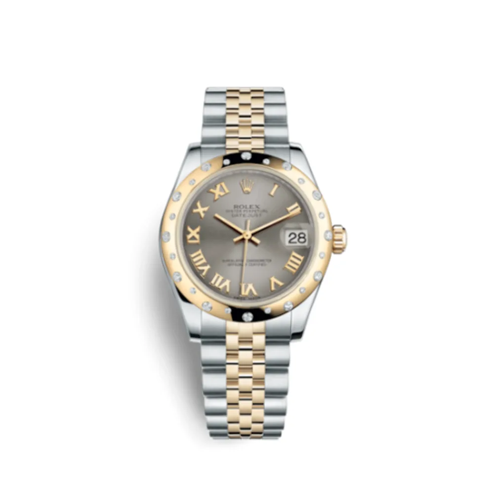 Rolex Datejust 31 Rolesor Yellow Domed Diamond / Jubilee / Steel Roman
