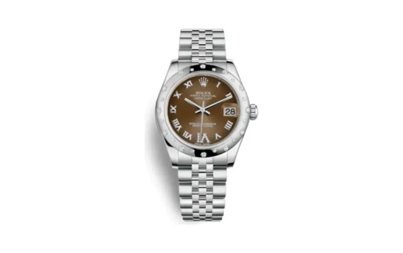 Rolex Datejust 31 Stainless Steel Domed Diamond / Jubilee / Bronze - Roman