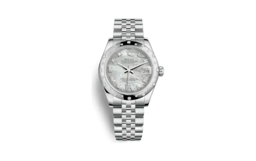 Rolex Datejust 31 Stainless Steel Domed Diamond / Jubilee / MOP - Roman