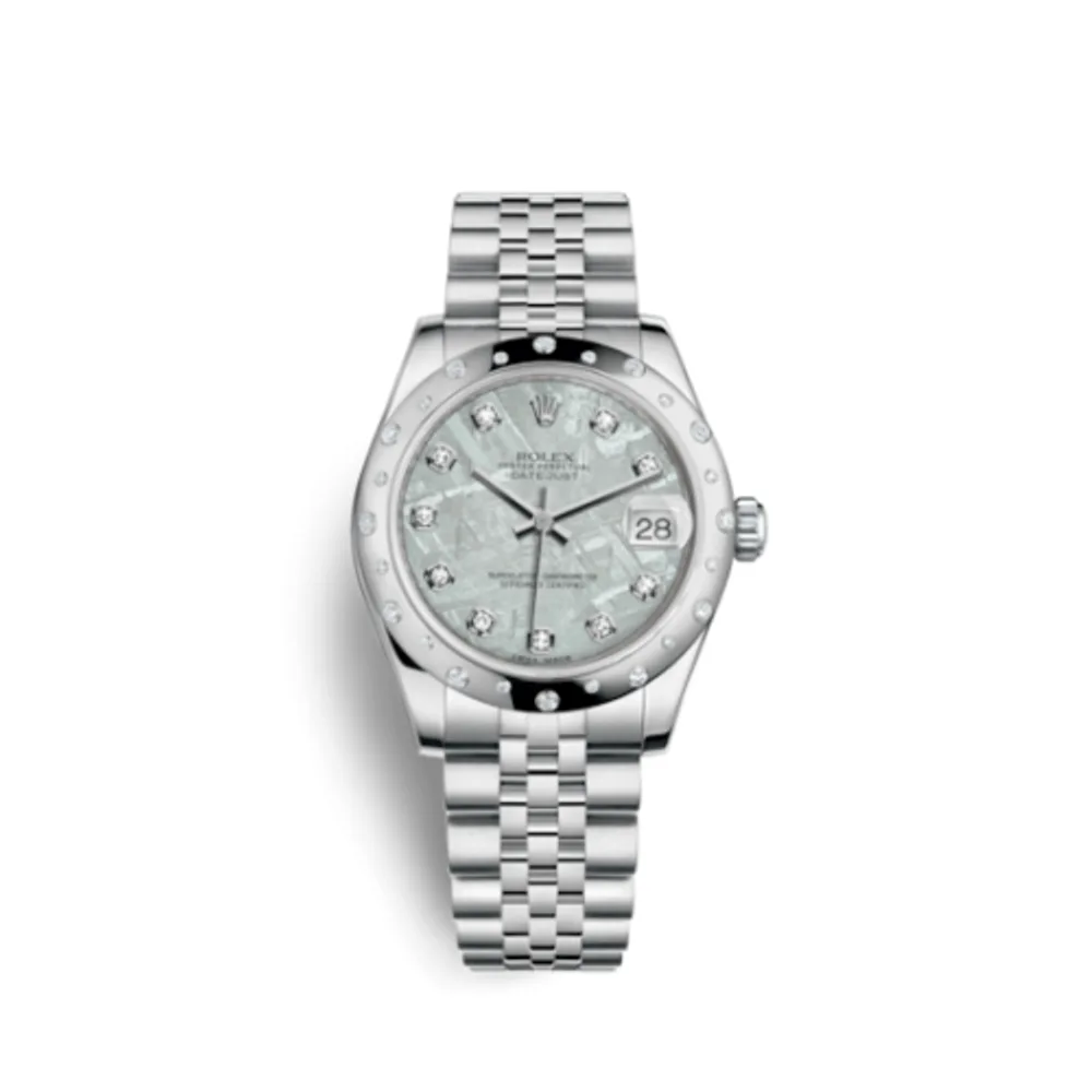 Rolex Datejust 31 Stainless Steel Domed Diamond / Jubilee / Meteorite