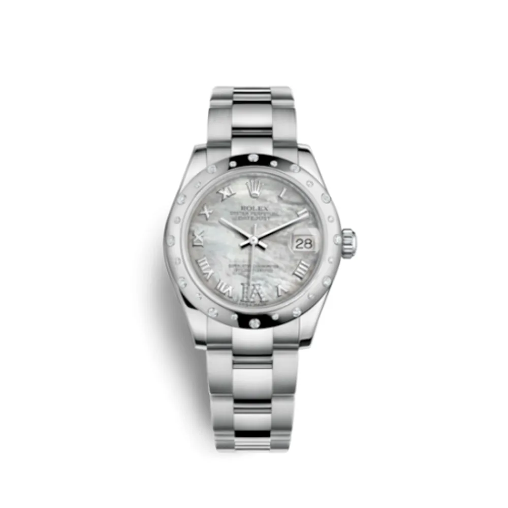 Rolex Datejust 31 Stainless Steel Domed Diamond / Oyster / MOP - Roman