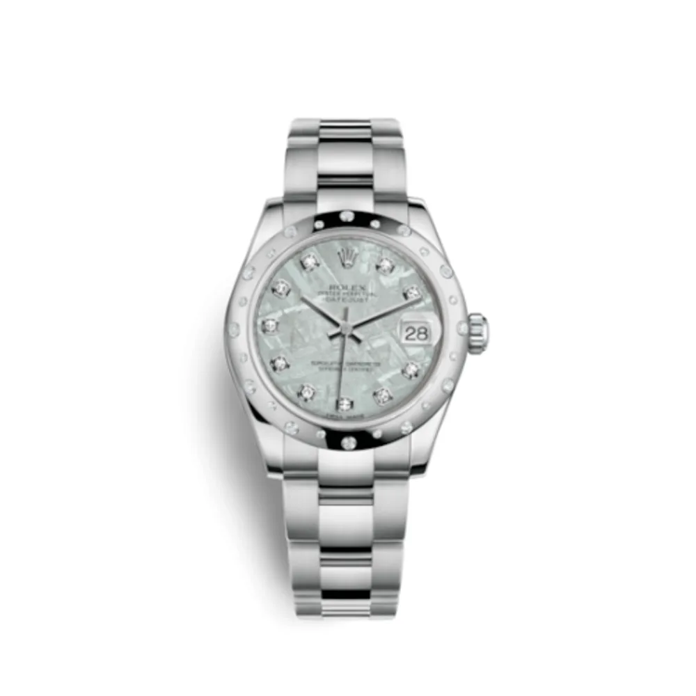 Rolex Datejust 31 Stainless Steel Domed Diamond / Oyster / Meteorite