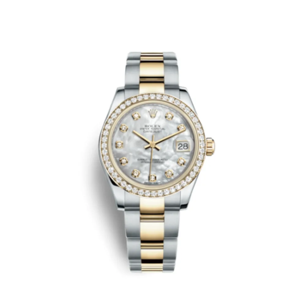 Rolex Datejust 31 Rolesor Yellow Diamond / Oyster / MOP