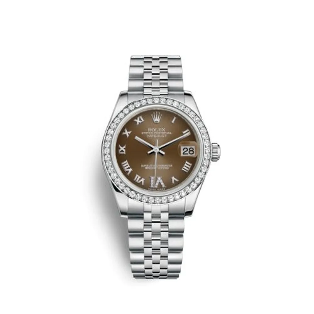 Rolex Datejust 31 Stainless Steel Diamond / Jubilee / Bronze - Roman